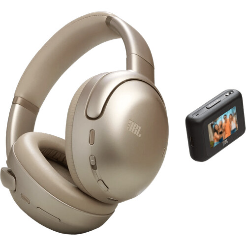 Mit dem JBL Tour One M3 Smart TX Gold hörst du ...