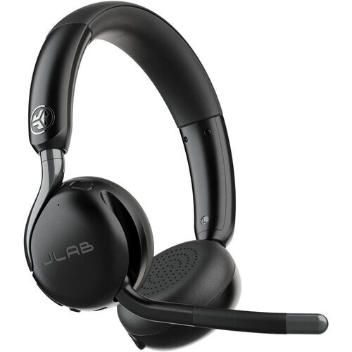 JLab GO Work 3 Wireless On-Ear Headset, Boom Mic, ...