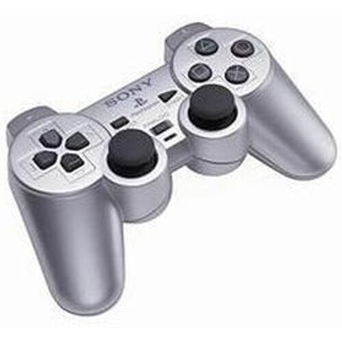 Controlador Sony Dual Shock 2 PS2 - Plateado ...