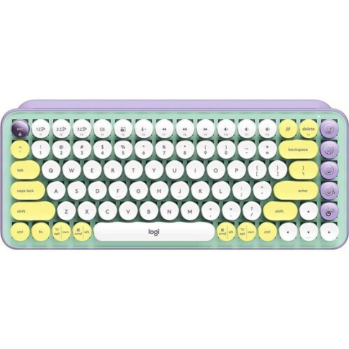 Logitech POP Keys Wireless Mechanical Keyboard Let ...