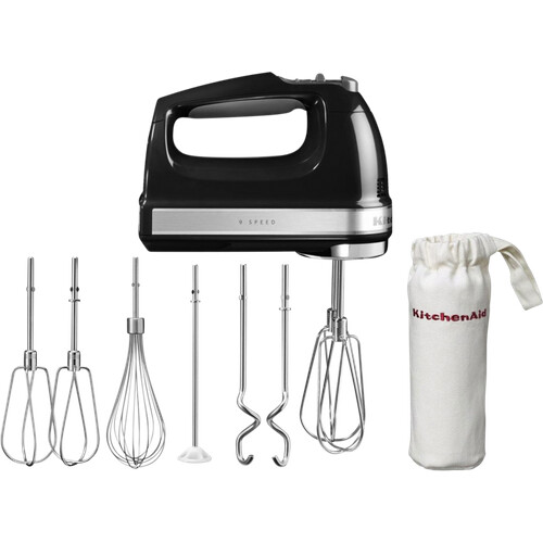 Der KitchenAid 5KHM9212ECU Onyx-Schwarz Handmixer ...