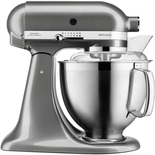 Met de KitchenAid KitchenAid 5KSM185PSEMS Tingrijs ...
