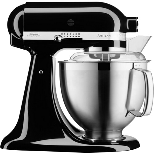 Mit der KitchenAid 5KSM185PSEOB Onyx Schwarz legst ...