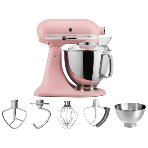 Met de KitchenAid Artisan Mixer 5KSM175PSEDR maak ...