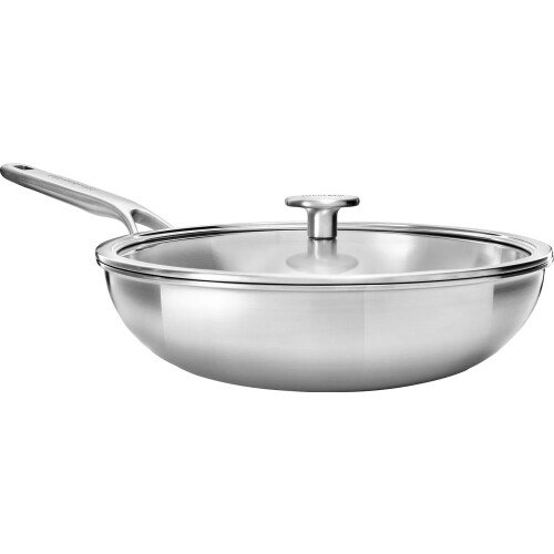 Met de KitchenAid Multiply Wokpan 28 cm + deksel ...