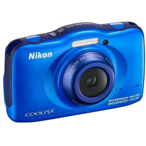 Compact - Nikon CoolPix S32 - Blau - Nikkor ...