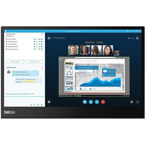 Monitor 14" Full HD 1920 x 1080 Lenovo ThinkVision ...