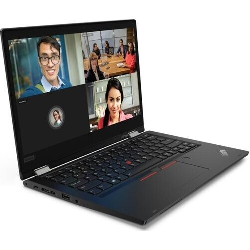 The black 13.3" ThinkPad L13 Yoga Multi-Touch 2-in ...