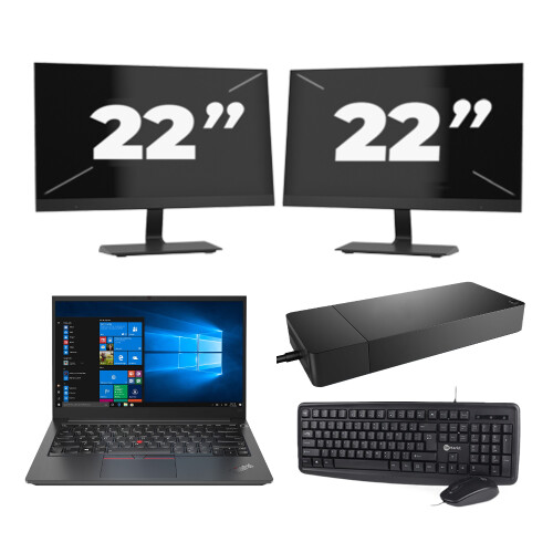 Deze refurbished Lenovo ThinkPad E14 G2 bundel ...