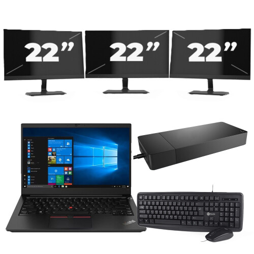 Deze set combineert een krachtige Lenovo ThinkPad ...