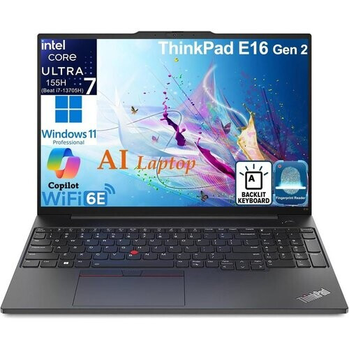 Lenovo ThinkPad E16 G2 Business Laptop Computer, ...