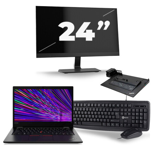 Frontend naam:Lenovo ThinkPad L13 + 1x 24 inch ...