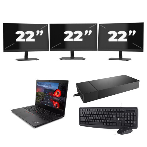 De refurbished Lenovo ThinkPad L14 Gen 1 bundel ...