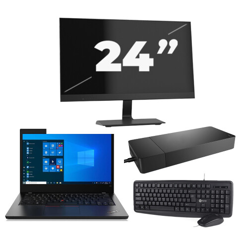 Deze refurbished Lenovo ThinkPad L14 Gen 2 bundel ...