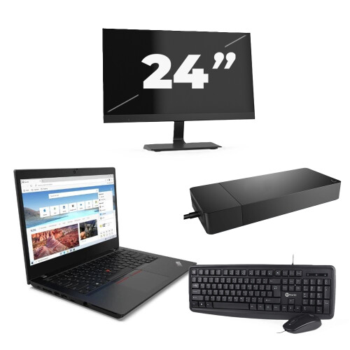 Deze refurbished Lenovo ThinkPad L14 Gen 2 bundel ...
