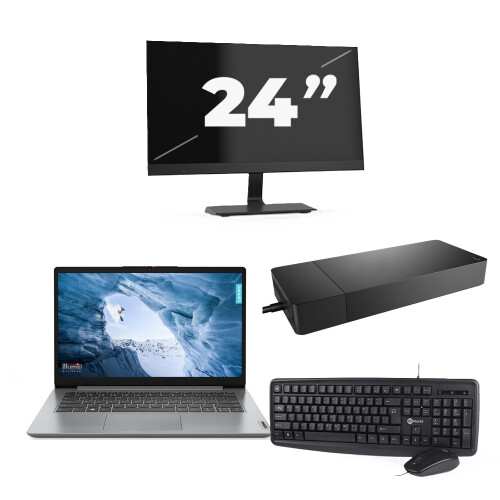 De Lenovo ThinkPad T14 Gen 1 gecombineerd met een ...
