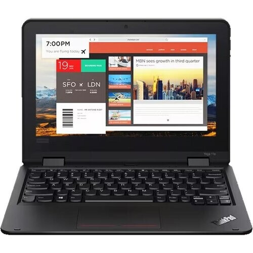 The ThinkPad Yoga 11e laptop features a 360-degree ...