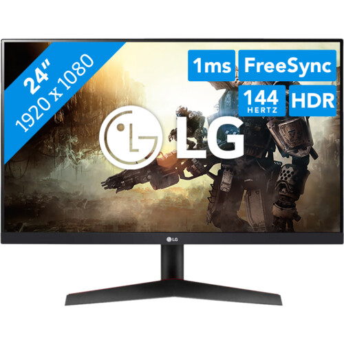 De LG 24GN60TP-B.AEU is een 144 hertz full hd ...