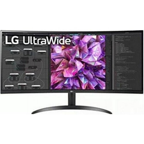 The LG 34BQ60QC-B is a 34-inch curved UltraWide ...