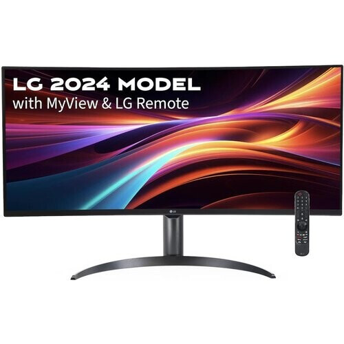 LG 34" WQHD VA Curved Smart Monitor with MyView ...