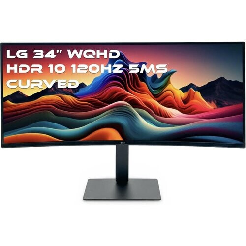 LG UltraWide 34" WQHD HDR 10 120Hz 5ms Curved ...