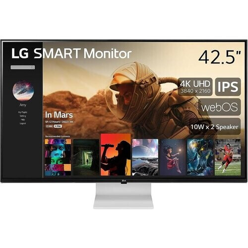 Experience stunning visuals with the LG 43SQ700S-W ...