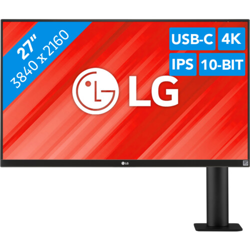 De LG Ergo 27UN880P-B is een 27 inch 4K HDR ...