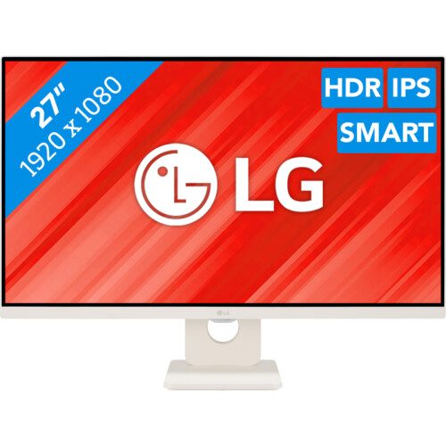 Der LG Smart 27SR50F-W ist ein stilvoller Monitor ...