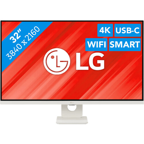 Mit dem 32 Zoll LG Smart Monitor 32U721SA-W ...