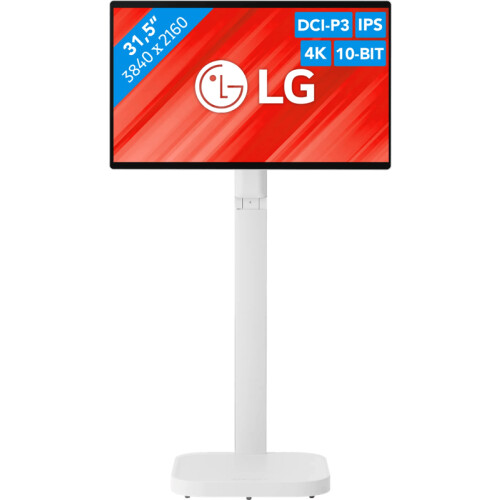 Met de LG Smart Swing 32U889SA-W 32 inch 4K ...