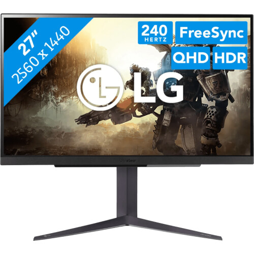 Met de LG UltraGear 27GR83Q-B zie je je games ...