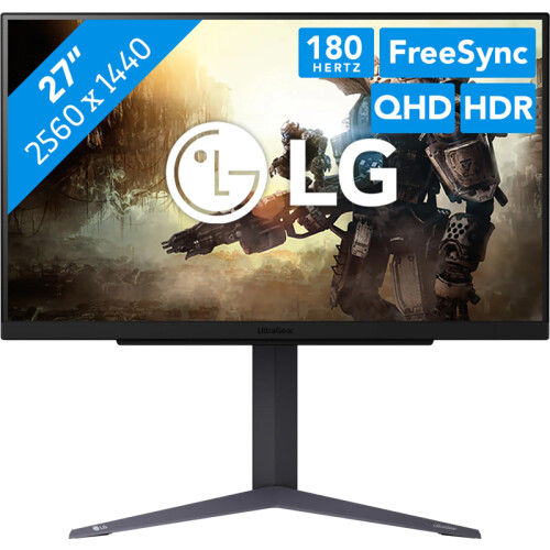 Met de LG UltraGear 27GS75Q-B zie je je game ...