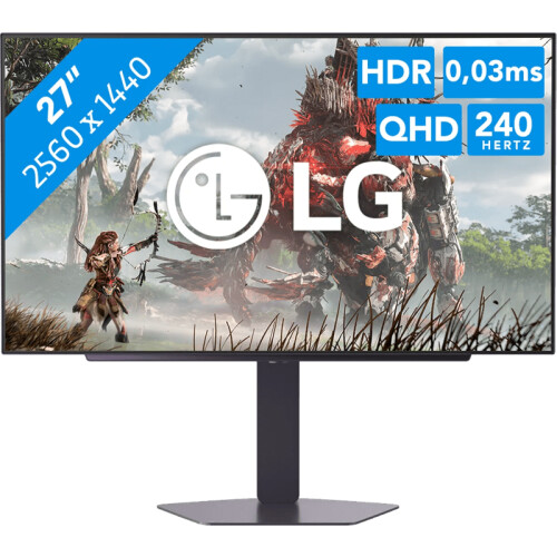 Met de LG UltraGear 27GX704A-B WOLED quad hd 27 ...
