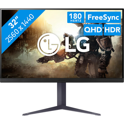 Spiele auf dem LG UltraGear 32GS85Q-B 32 Zoll QHD ...