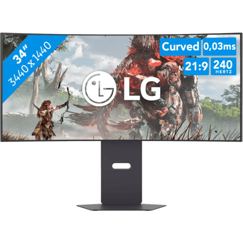 Met de LG UltraGear 34GX900A-B WOLED Curved 34 ...