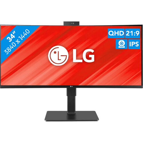 Bei der Arbeit mit dem LG UltraWide 34BQ77QC-B ...