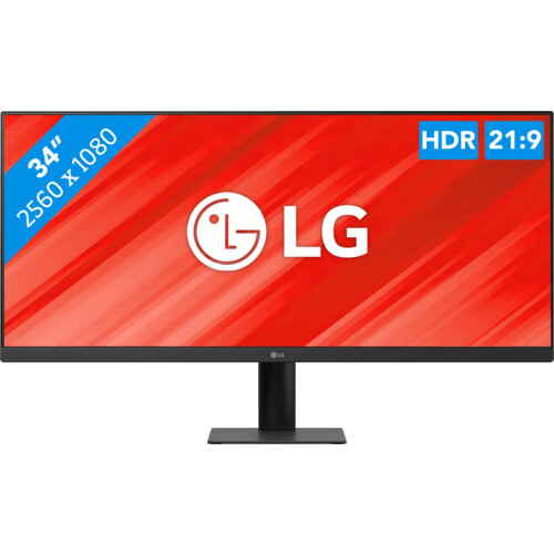 Met de LG UltraWide 34U511A-B 34 inch full hd ...