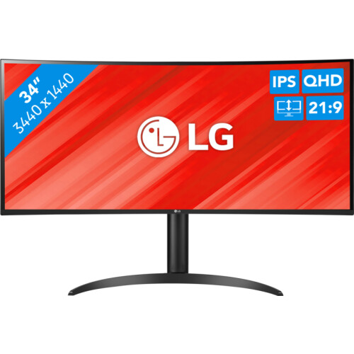 Met de LG UltraWide 34WP85C 34 inch curved ...