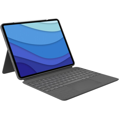 Mit der Logitech Combo Touch iPad Pro 12,9 Zoll ...