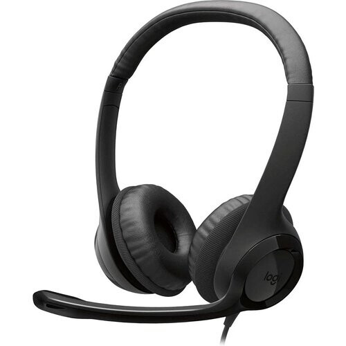 Logitech Core H390 USB-C Wired Headset in Black - ...
