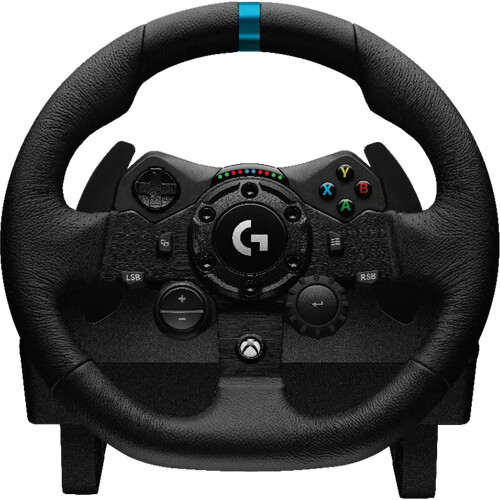 Mit dem Logitech G923 TRUEFORCE - Lenkrad mit ...
