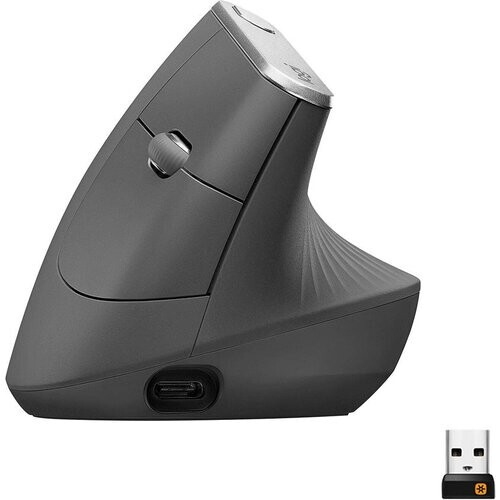 Logitech MX Vertical Wireless Ergonomic Mouse is a ...