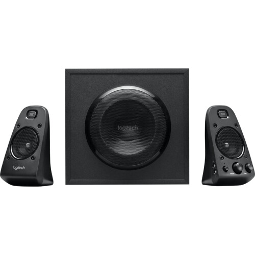 Le système de haut-parleurs Logitech Z623 2.1 se ...