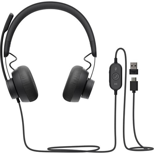Logitech Zone 750 USB C Wired Headset Noise ...