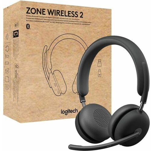 LOGITECH Zone Wireless 2 Headset Grafiet ...