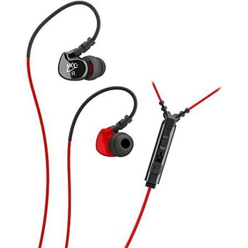 MEE S6P Earbud Bluetooth Earphones - Black/Red ...