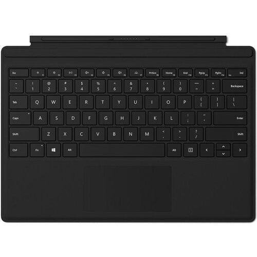 The black Microsoft Surface Pro Type Cover ...