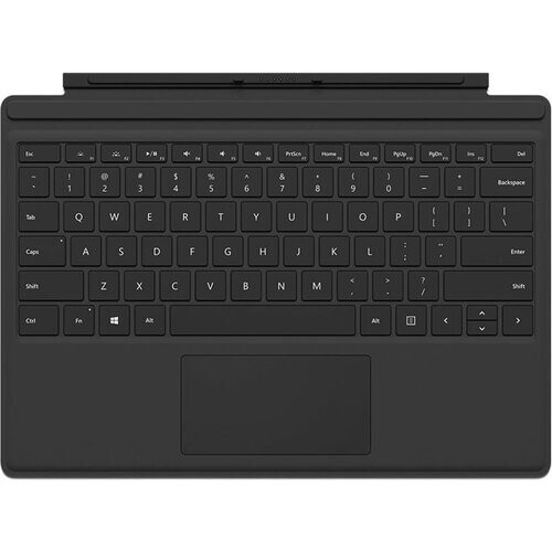 The black Microsoft Surface Pro Type Cover ...