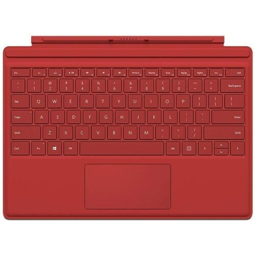 The Microsoft Type Cover for Surface Pro - Red is ...