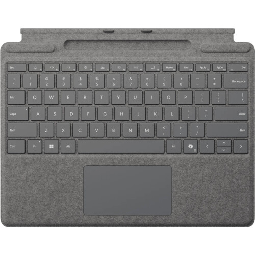 Met de Microsoft Surface Pro Type Cover met ...